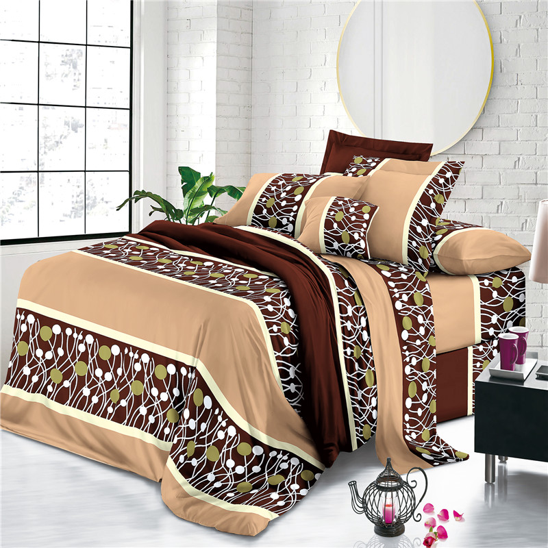 Polyester Woven Floral Printed Winter Sheets