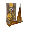Wholesale 12 oz Coffee Bags Square Bottom With Valve And Zipper