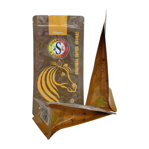 16oz custom print arabica coffee pouch foil packaging bags coffee bags Industrial Use Food