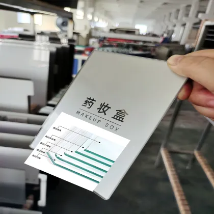 White Tempered Glass For Makeup Box