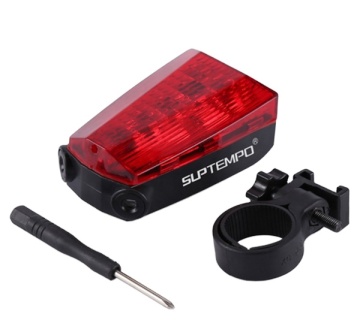 Top Quality USB Rechargeable Bicycle Rear Light with Bracket - Bike Accessories