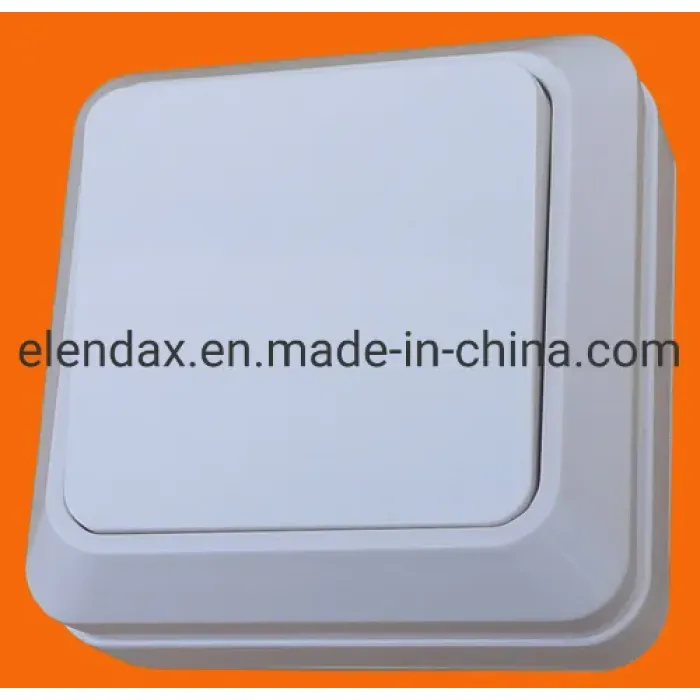 Sakelar Putih Gaya Eropa 10A 250V