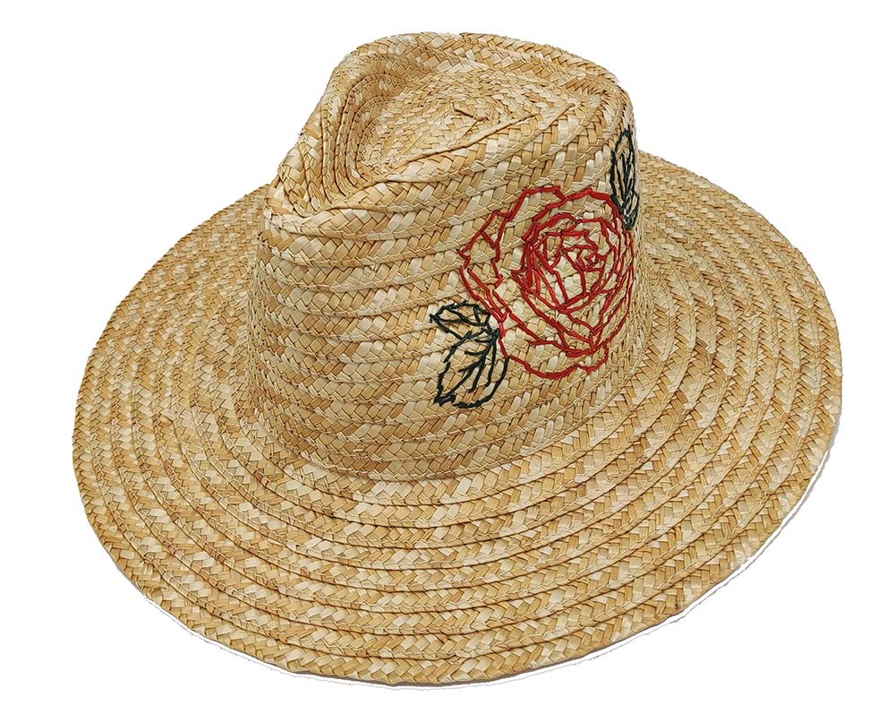 WheatStraw Hat Summer Sun Protection Jazz Hat