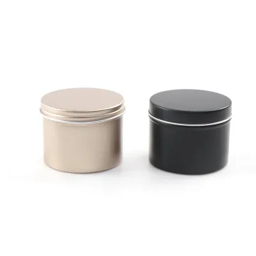 120ml Aluminum tin can round empty metal jar