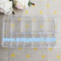 Plastic 10/11/12/18 Slots Transparent Storage Box Case