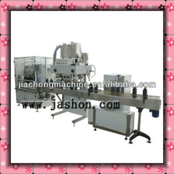 fruit juice filling capping labeling production line from jiacheng packaging machinery manufacturer