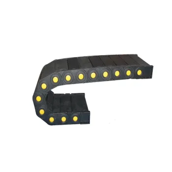 Factory Direct 80 Series Tank Chain for Machine Tool and Engraving Machines - Engineering Plastic Black