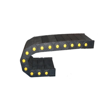 Factory Direct 80 Series Tank Chain for Machine Tool and Engraving Machines - Engineering Plastic Black