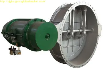 Large size pneumatic butterfly valve