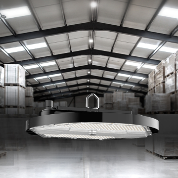 Motion Sensor IP65 LED UFO Highbay Light Industrial LED -verlichting met noodsituatie