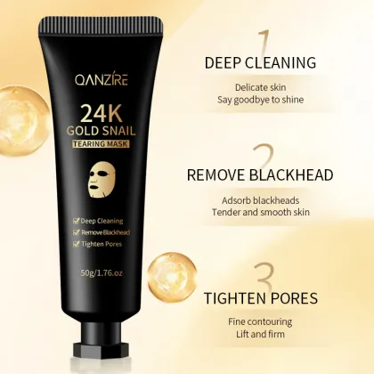 24K Gold Facial Mask - Hydrating and Clean Face Mask