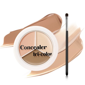 Penutup penuh Waterproof Air Long Long Matte Tri-Color Concealer Makeup