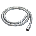 Silver plastic flexible shower hose