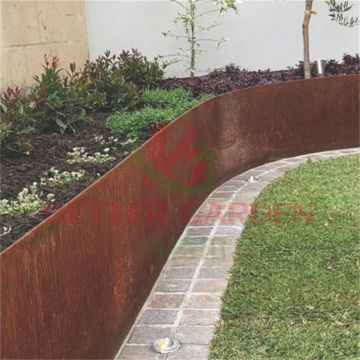 Rust Corten, Metal, and Circle Garden Edge Solutions for Landscape Design