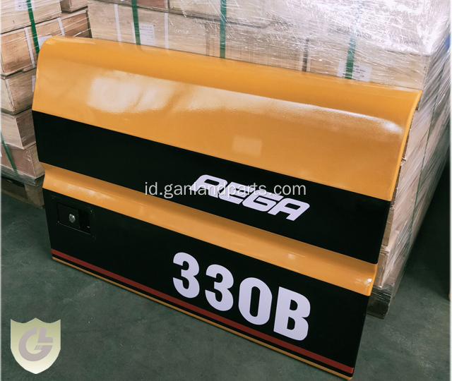 Pintu sisi penuh radiator dicat untuk CAT 330B