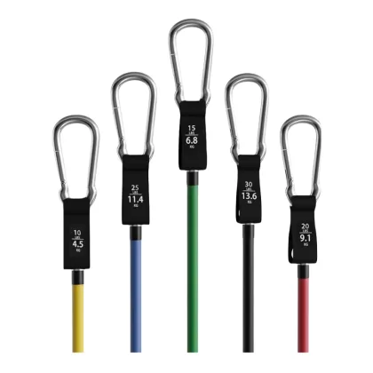 Kang Xia 11PCS Latex Resistance Bands Set: Exercise Bands with Handles and Ankle Straps - Complete Workout Resistance Bands Set