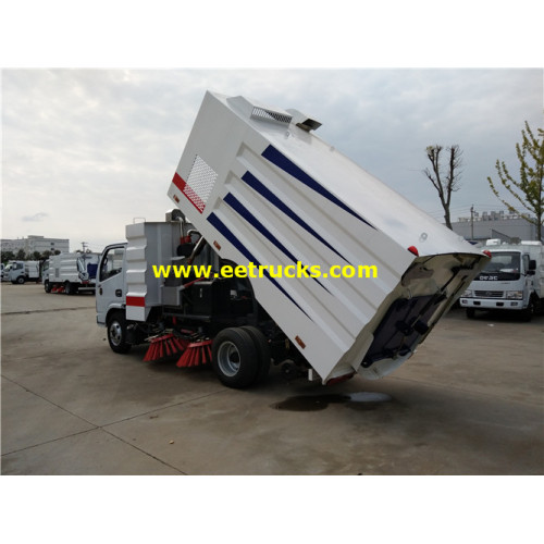 Camiones barredora de escoba DFAC de 5 toneladas