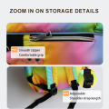 Rainbow Gradient Mommy Backpack Luar Perjalanan Luar