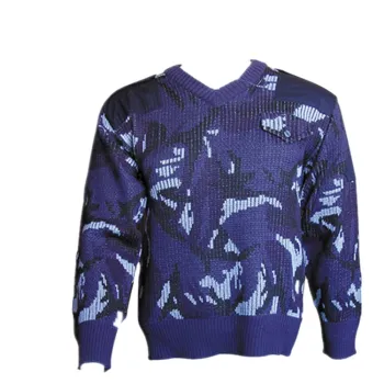 KANGO Factory Perfect Quality Wool Pullover with Elbow Patches