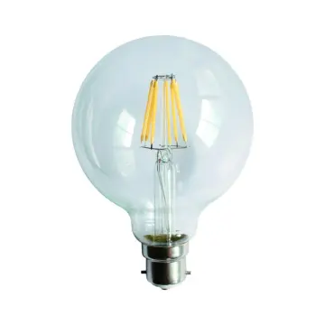 LED Filament Lamp G95 8W B22