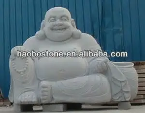 Low Price For G633 Granite Laughing Buddha Statue