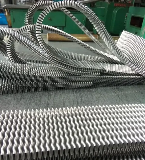 Wavy Fins of Aluminum Radiators