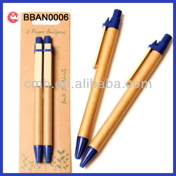 WOODEN BALLPEN PAPER BALLPEN MEDIUM POINT