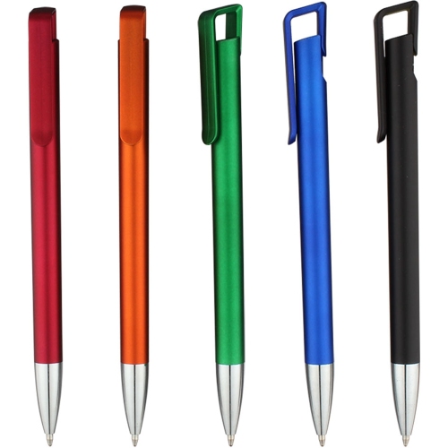 Jualan Hot Paint Metallic Click Action Promotional Pen