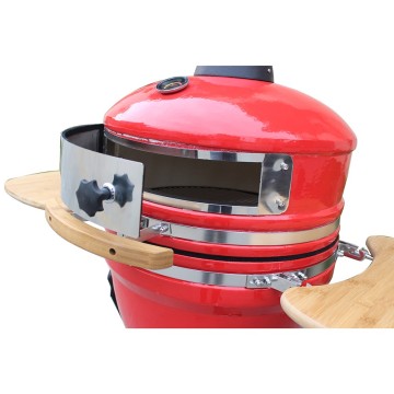 Auplex Commercial Outdoor Charcoal BBQ Grills Kamado 21 Inch Green Fired Pizza Tandoor Clay Oven