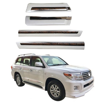 ABS Chrome Side Door Doord abling Bar لـ Land Cruiser 200 LC200 2012 Door Strip