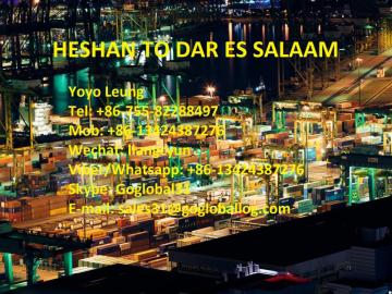 Jiangmen Heshan Sea Freight to Tanzania Dar Es Salaam
