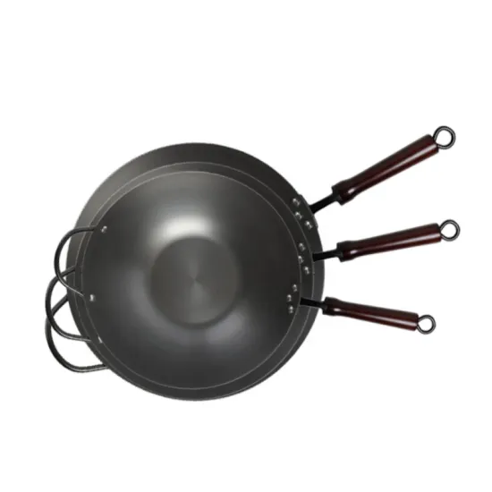 High-Quality Chinese Preseason Carbon Steel Wok for Restaurant