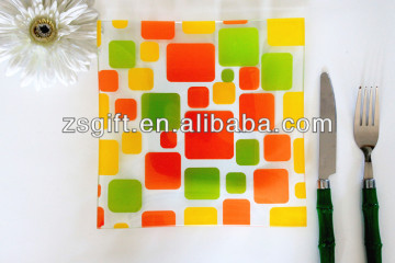 2014 new product for glass plate with decal printing