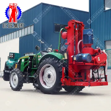 tractor truck type diesel engine power water well drilling machine