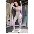 China Adapt Ombre Seamless Womens Yoga Wear Manufactory