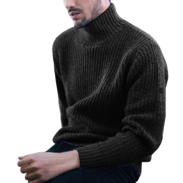 2022 Autumn/Winter Pure Color High Collar Men's Sweaters - Wholesale & Customization