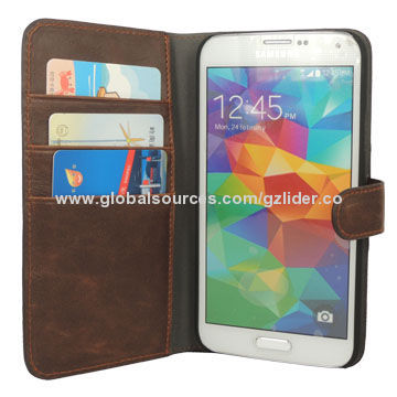 Leather Flip Case for Samsung Galaxy S5 Manufacturer