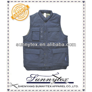 Best selling winter padded men's vests waistcoats