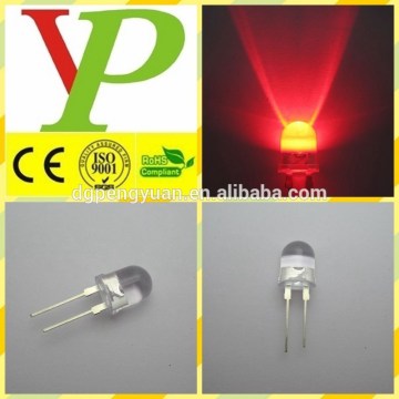 high power 0.5w red round 8mm led diode