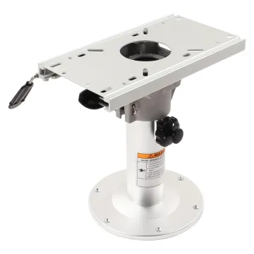 Aluminium Manually Adjustable Boat Yacht Seat Pedestal Base with Slide