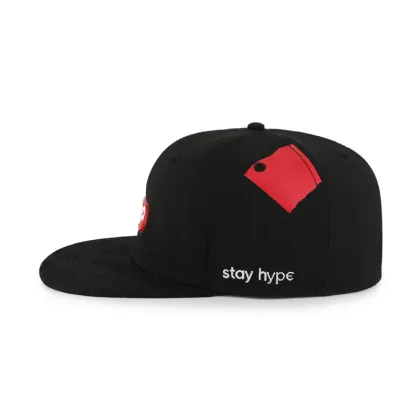 shiny TPU logo snapback hat