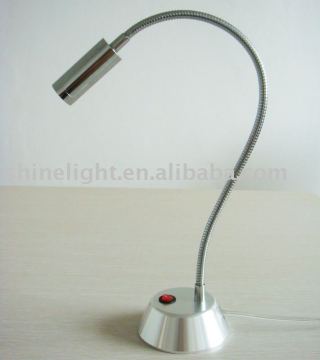 Flexible pipe LED desk lamp