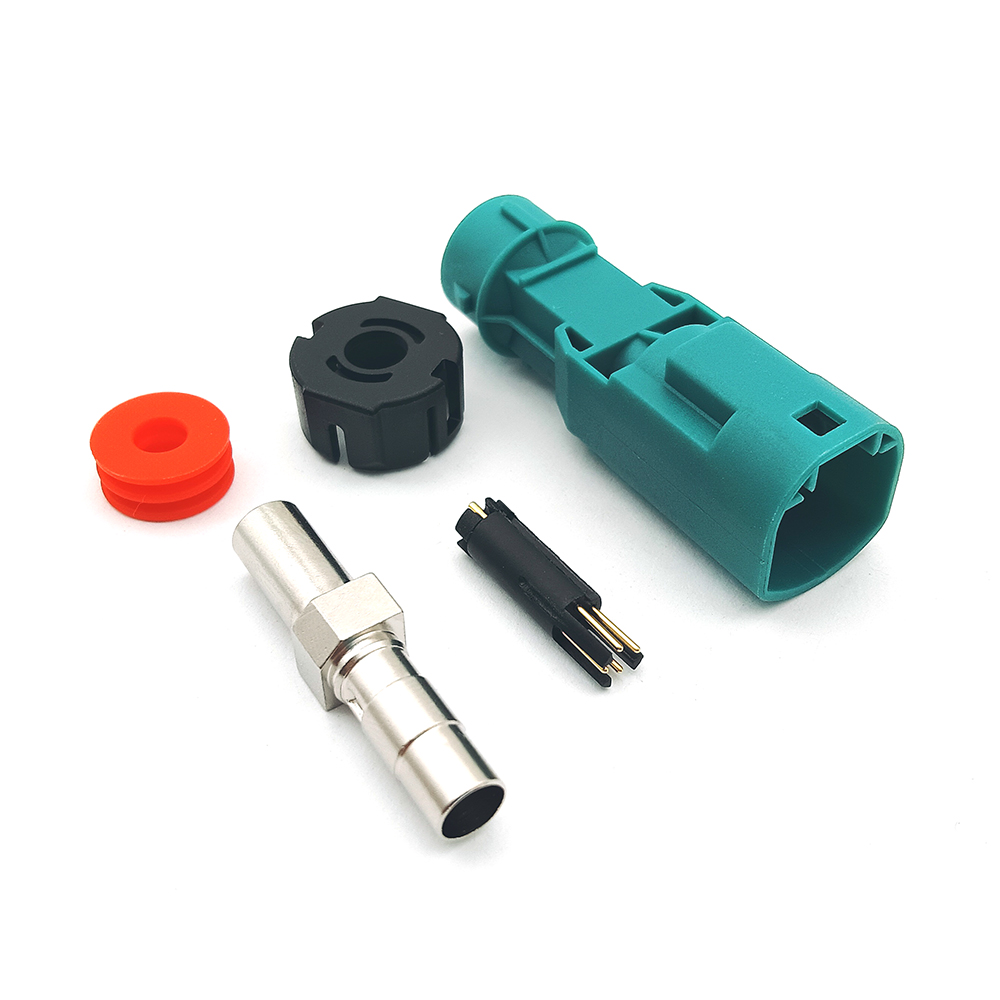 Universal 4 Pin Waterproof HSD Male Cable Connector