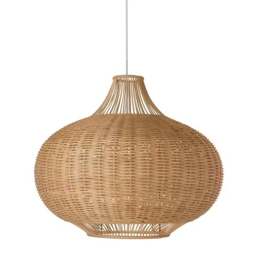 Bamboo Pendant Light and Rattan Lamp Chandelier with Handwoven Shade for Home Decor: RT0207