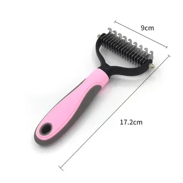 Double Side Shedding & Dematting Pet Comb Brush