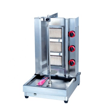 High-Quality Gas Stainless Steel Barbecue: Perfect Machine for Cooking Chicken and Turkey Kebabs