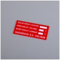 Die cut traffolyte laser engraving ABS sheet