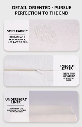 Dual-Hight Cervical Neck Support Pillow