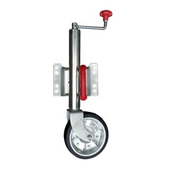 Australian Heavy Duty 500kg 10 Inch Travel 8" Rubber Jockey Wheel for Trailers