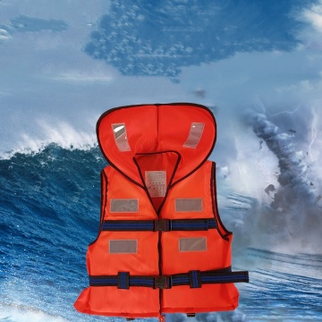Oxford Cloth Marine Life Jacket: High Buoyancy Foam Safety Gear for Swimming and Surfing